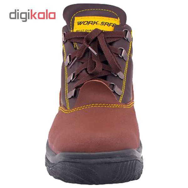 پوتین ایمنی سبلان مدل ورک سیف قهوه ای