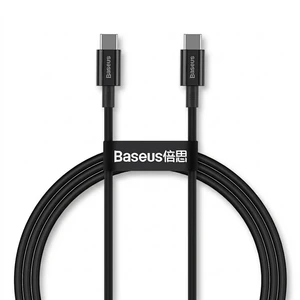 کابل usb-c به usb-c باسئوس مدل superior-100w طول 1 متر