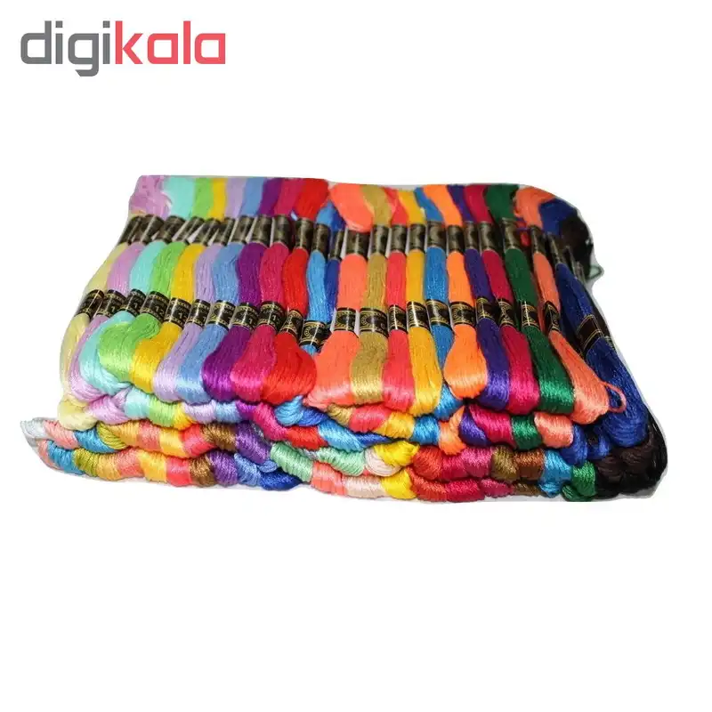 بسته ی 100 رنگ نخ کوبلن مدل 01