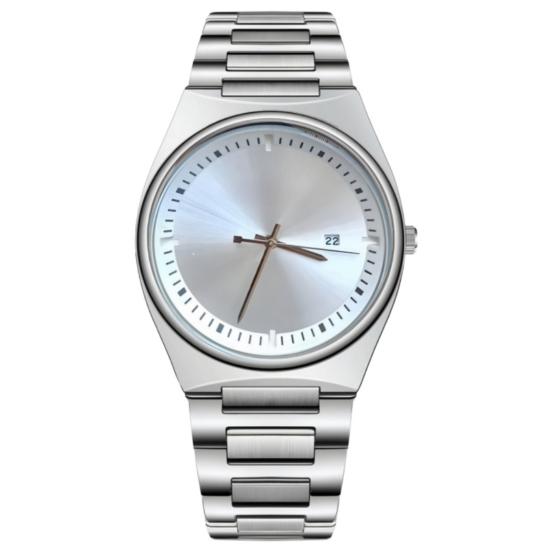 ساعت مچی عقربه‌ای مردانه کوارتز مدل کلاسیک بند استیل کد 1.1