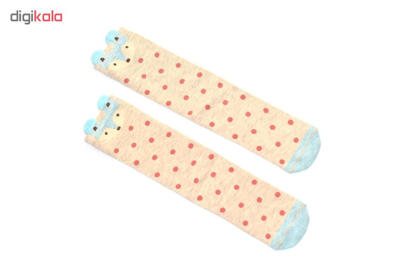 جوراب بچه گانه ساق بلند مدل D105SpottyFox