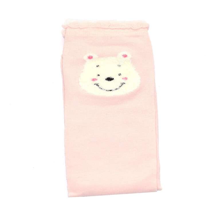 جوراب بچه گانه ساق بلند مدل D105PinkBear