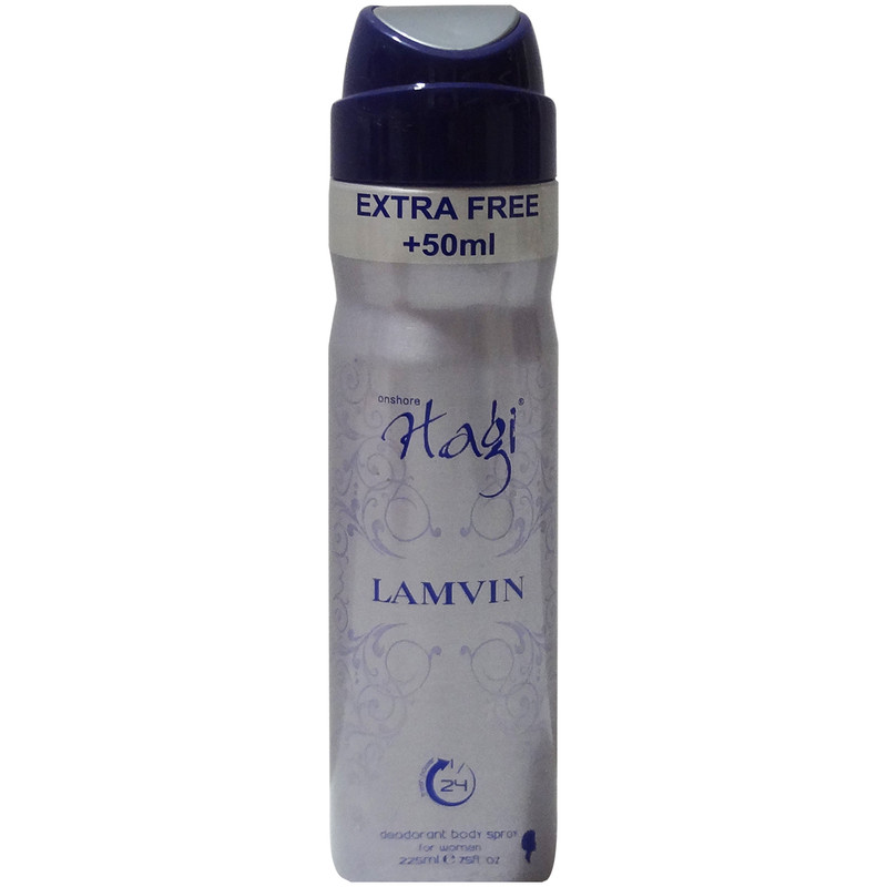 اسپری خوش بو کننده بدن و ضدتعریق زنانه هاگی مدل LANVIN حجم 275 میلی لیتر اسپری خوش بو کننده بدن و ضدتعریق زنانه هاگی مدل LANVIN حجم 275 میلی لیتر