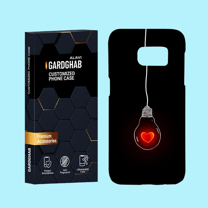 کاور گارد قاب علوی مدل عاشقانه مناسب برای گوشی موبایل سامسونگ Galaxy S7