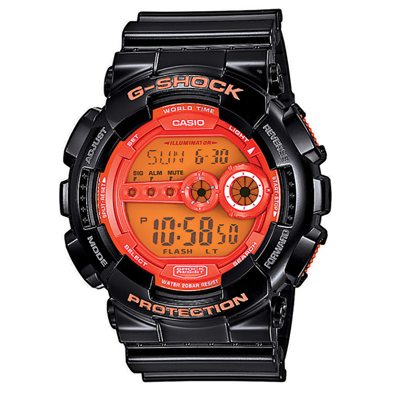 ساعت مچی دیجیتالی کاسیو جی شاک مدل GD-100HC-1DR