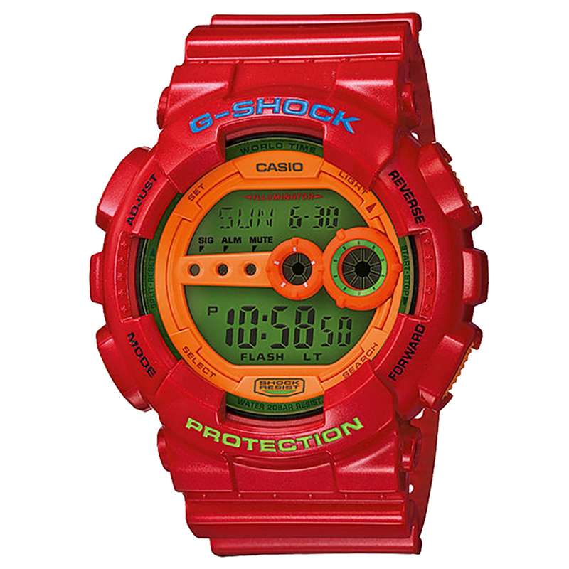 ساعت مچی دیجیتالی کاسیو جی شاک مدل GD-100HC-4DR ساعت مچی دیجیتالی کاسیو جی شاک مدل GD-100HC-4DR