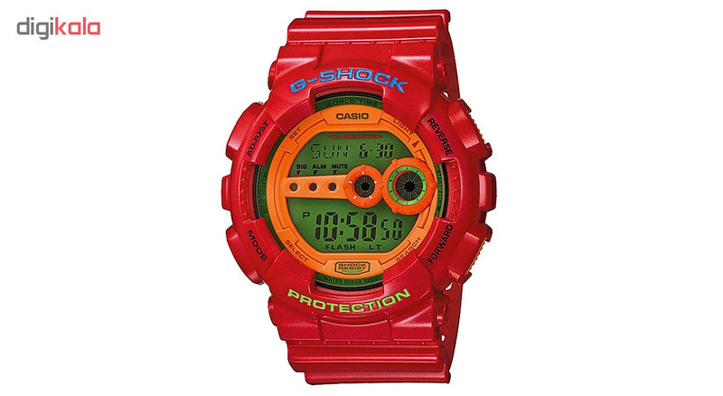 ساعت مچی دیجیتالی کاسیو جی شاک مدل GD-100HC-4DR ساعت مچی دیجیتالی کاسیو جی شاک مدل GD-100HC-4DR