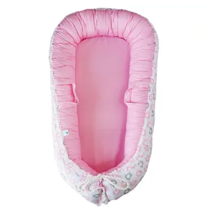سرویس سه تکه خواب نوزادی اسلیپ ایکو طرح پرنده صورتی کد SEBDPS001