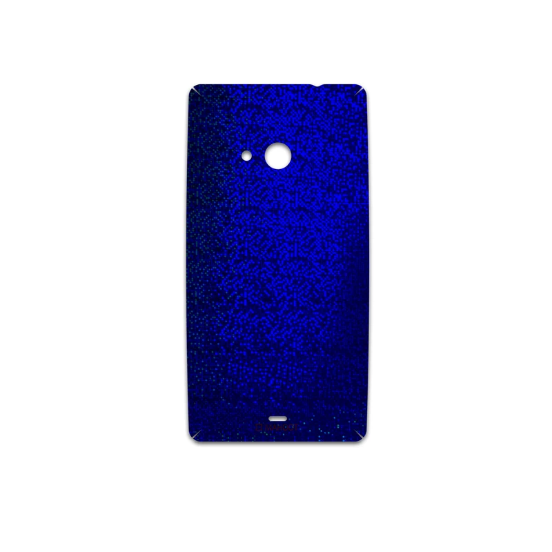 برچسب پوششی ماهوت مدل Blue-Holographic مناسب برای گوشی موبایل مایکروسافت Lumia 535