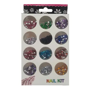 پک تزئین ناخن مدل Nail Kit-4 مجموعه 12 عددی