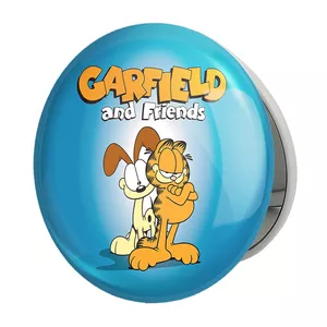 آینه جیبی خندالو طرح گارفیلد Garfield مدل تاشو کد 13832 