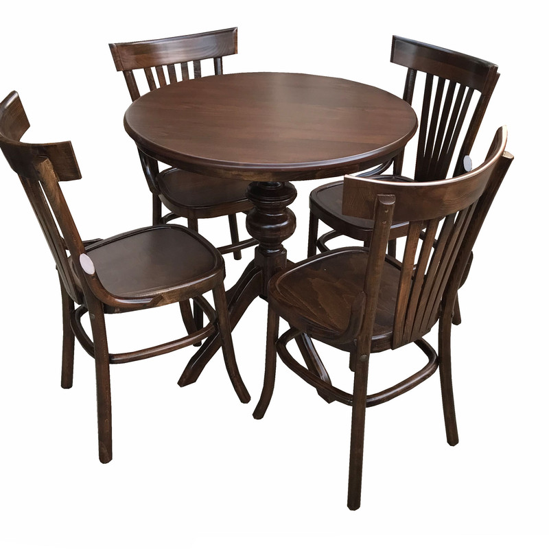 میز و صندلی ناهارخوری چوبی اسپرسان چوب مدل sl01