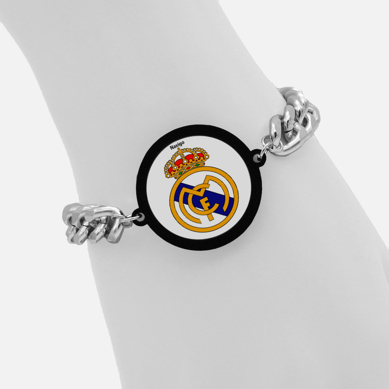 دستبند ناکسیگو مدل رئال مادرید کد BZ7786 دستبند ناکسیگو مدل رئال مادرید کد BZ7786