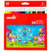 مداد رنگی 24 رنگ اونر مدل 141624 Clowns