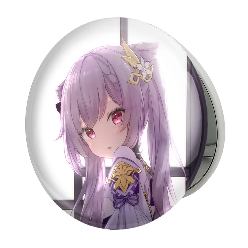 آینه جیبی خندالو طرح بازی گنشین ایمپکت Genshin Impact مدل تاشو کد 25687 