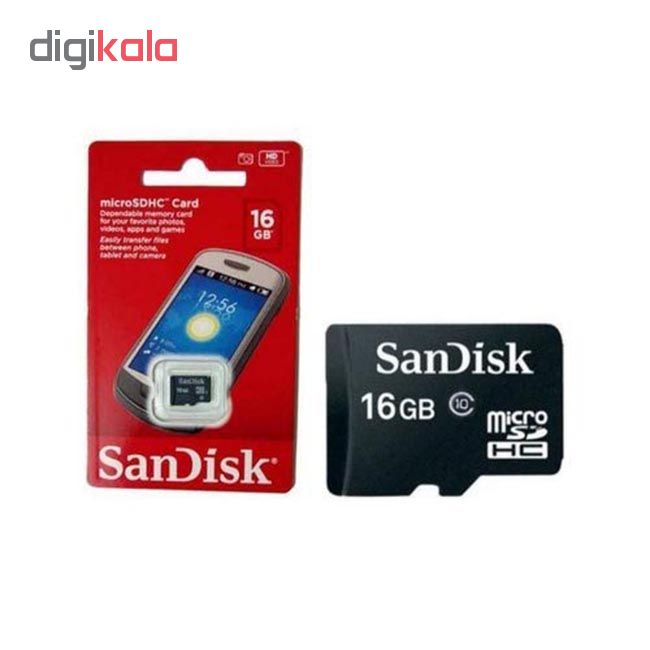 کارت حافظه microSDHC سن دیسک مدل Ultra A1 کلاس 10 استاندارد UHS-I U1 ظرفیت 16 گیگابایت