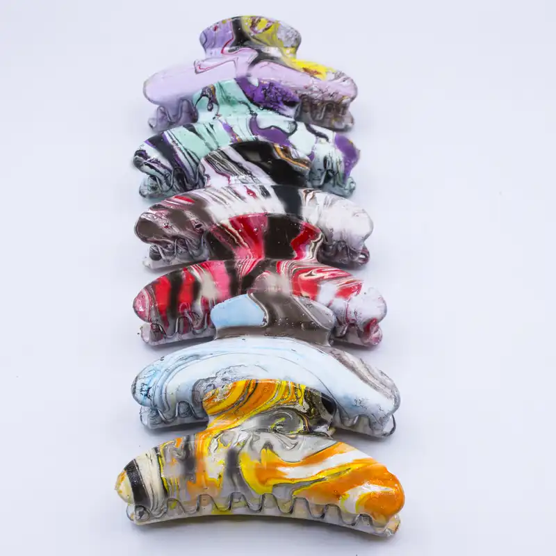 کلیپس مو زنانه مدل abrangi مجموعه 12 عددی