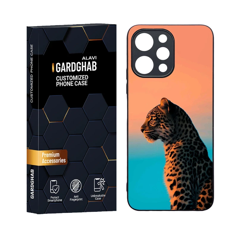 کاور گارد قاب علوی مدل دورژله ای حیوانات مناسب برای گوشی موبایل شیائومی Redmi 12 4G / 12 5G