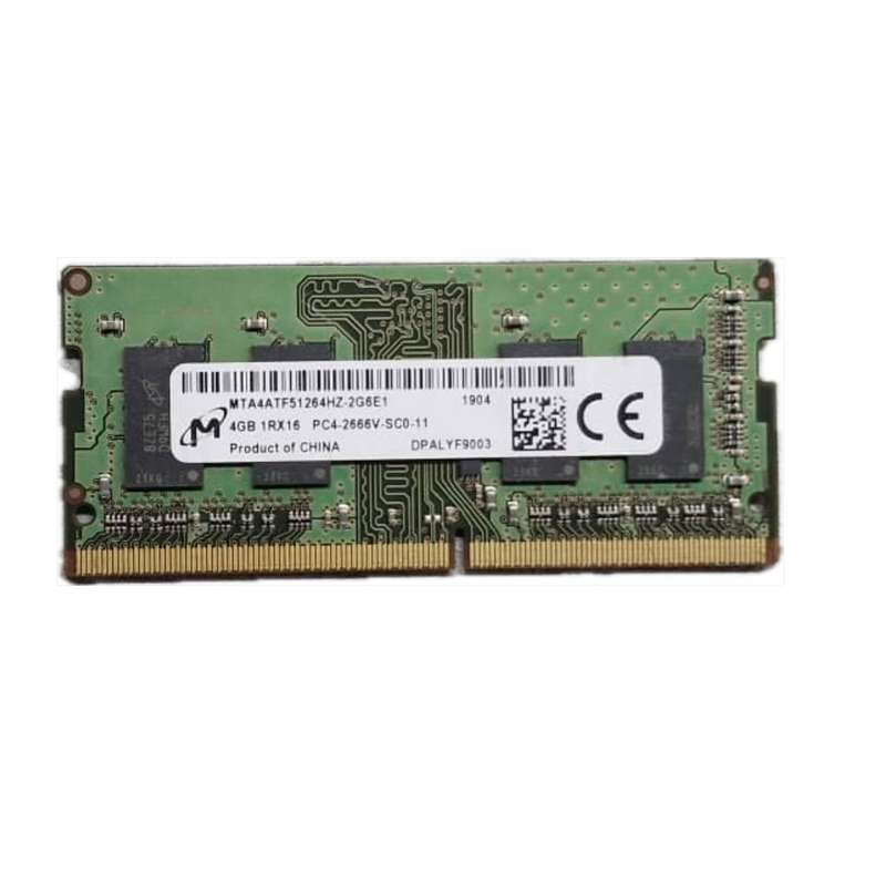 رم لپ تاپ DDR4 دو کاناله 2666 مگاهرتز میکرون مدل 2666 ظرفیت 4 گیگابایت رم لپ تاپ DDR4 دو کاناله 2666 مگاهرتز میکرون مدل 2666 ظرفیت 4 گیگابایت