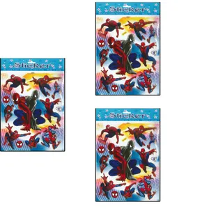 استیکر کودک مدل مرد عنکبوتی بسته 3 عددی