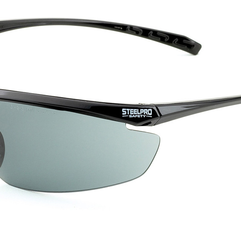 عینک ایمنی استیل پرو سیفتی مدل Carbon Gris