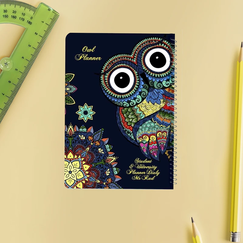 دفتر برنامه ریزی مستر راد طرح جغد مدل پلنر روزانه کد owl 1680