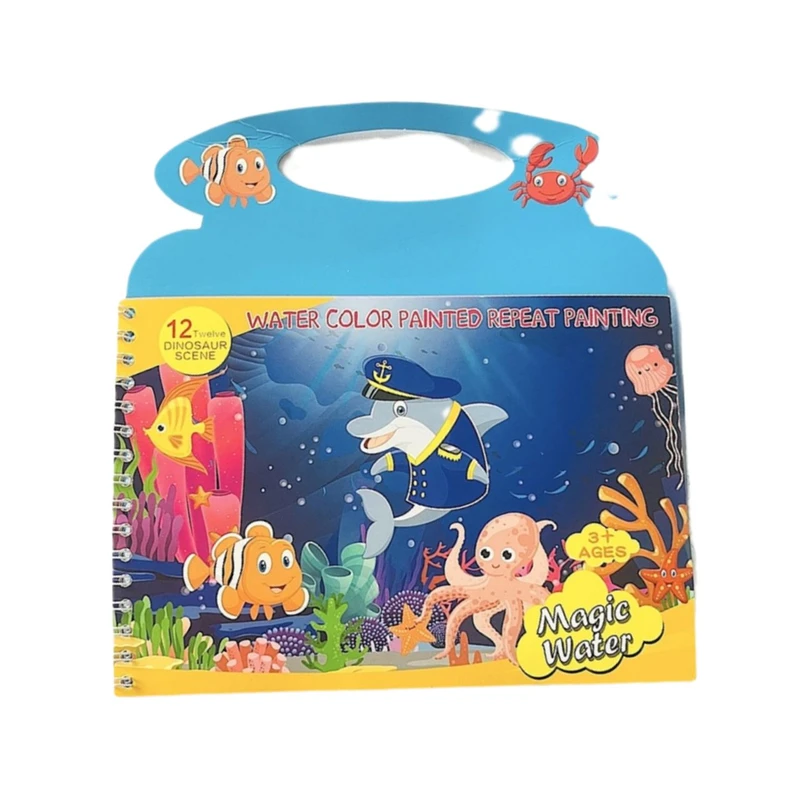 بازی آموزشی رنگ آمیزی مدل مجیک واتر طرح دنیای زیر آب
