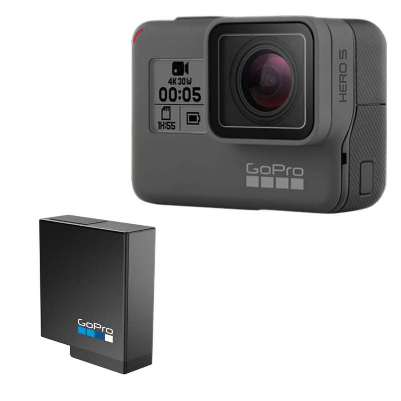 دوربین فیلم برداری ورزشی گوپرو مدل HERO 5 Black به همراه باتری لیتیومی گوپرو دوربین فیلم برداری ورزشی گوپرو مدل HERO 5 Black به همراه باتری لیتیومی گوپرو