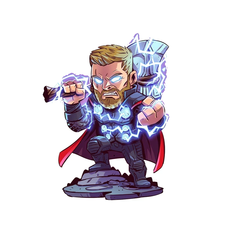 استیکر لپ تاپ و موبایل مدل سریال طرح تور اونجرز Thor Avengers کد 3152