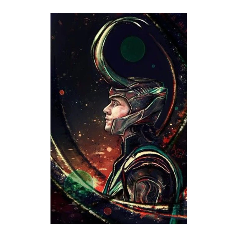 استیکر لپ تاپ و موبایل مدل سریال طرح لوکی Loki کد 2397