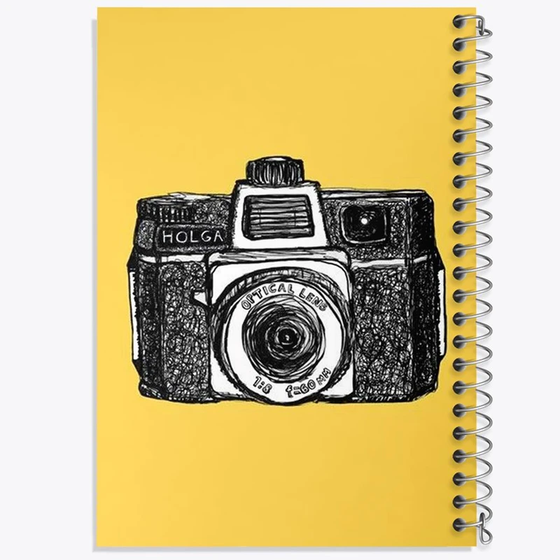 دفتر لیست خرید 50 برگ خندالو طرح دوربین کد 1685