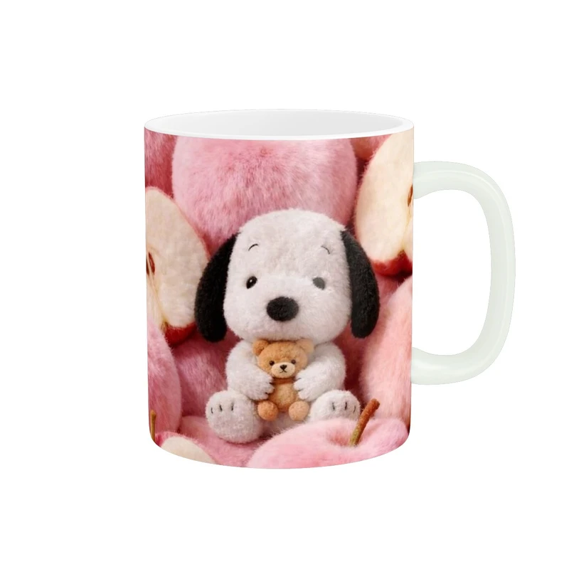 ماگ پاد آفرین مدل عروسک پشمالو کد 215