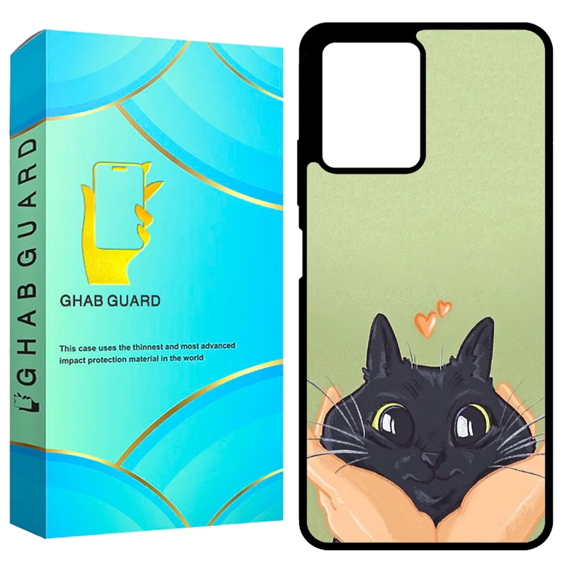 کاور قاب گارد طرح گربه مدل GCHPRN12PP مناسب برای گوشی موبایل شیائومی Redmi Note 12 Pro Plus