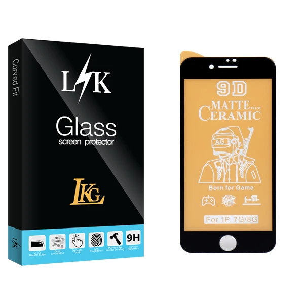 محافظ صفحه نمایش سرامیکی ال کا جی مدل LK Glass مناسب برای گوشی موبایل اپل IPHONE 7G/8G