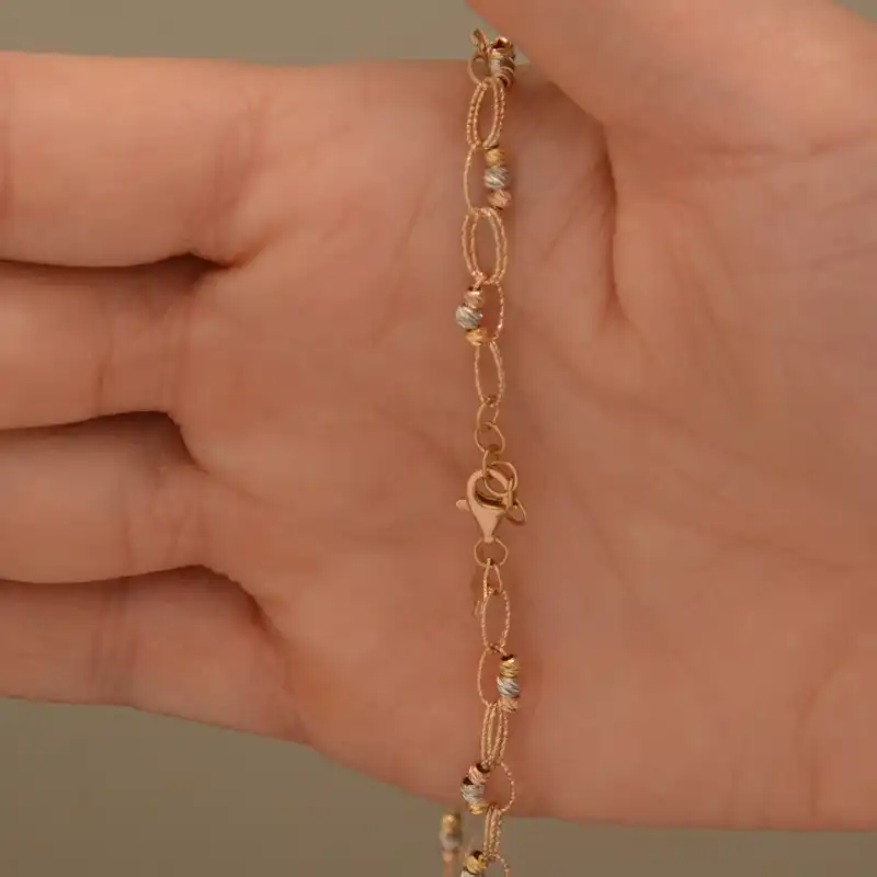 گردنبند طلا 18 عیار زنانه طلای مستجابی کد A45