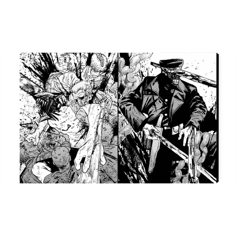 تابلو شاسی عرش مدل انیمه مرد اره ای  Chainsaw Man کد As3728