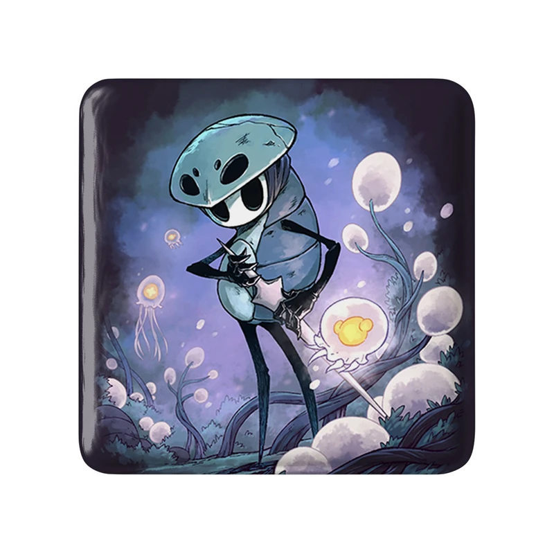 مگنت خندالو طرح بازی هالو نایت (Hollow Knight) مدل مربعی کد 32960