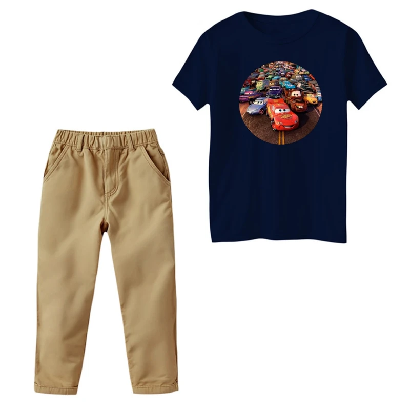 ست تی‌شرت و شلوار پسرانه مدل مک کویین