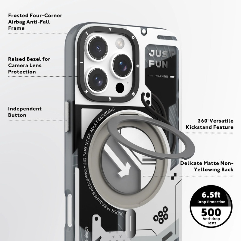 کاور یانگ کیت مدل Starship Holder Magnetic مناسب برای گوشی موبایل اپل iPhone 17 