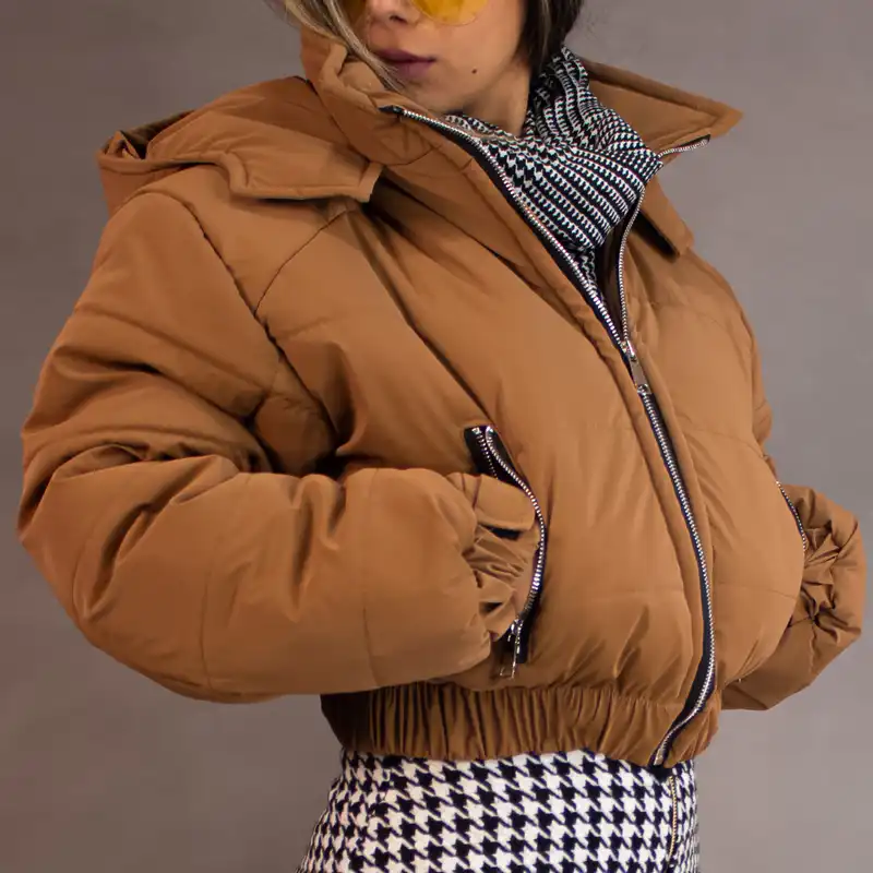 کاپشن زنانه مدل کوتاه