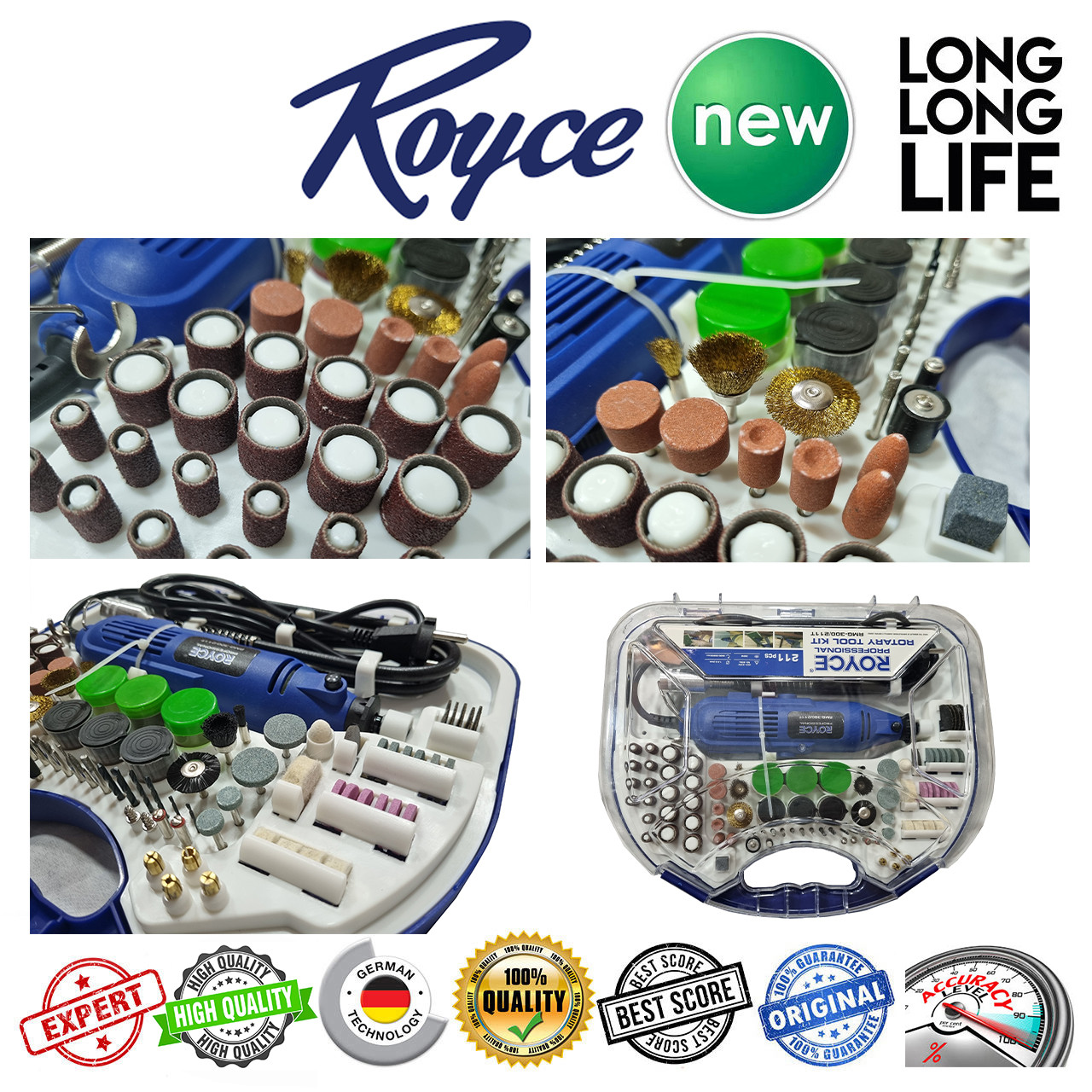 فرز مینیاتوری رویس مدل RMG 300-211 مجموعه 211 عددی