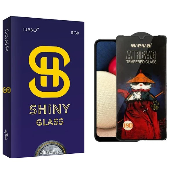 محافظ صفحه نمایش آتوچبو مدل Shiny Airbag مناسب برای گوشی موبایل سامسونگ Galaxy A02s