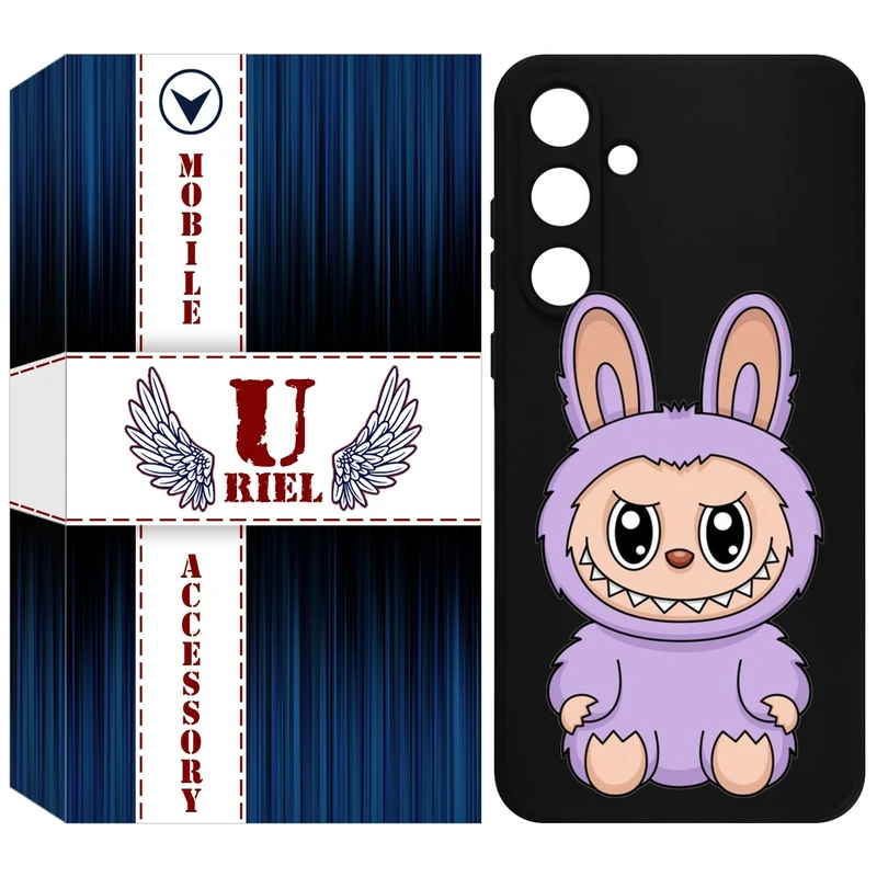 کاور یوریل قاب مدل KSH کد 130 طرح عروسک لبوبو مناسب برای گوشی موبایل سامسونگ Galaxy A35