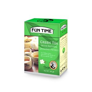 نقد و بررسی چای سبز فان تایم مدل چای سبز با گل یاس وزن 200 گرم توسط خریداران
