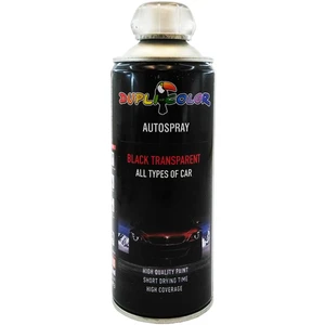 اسپری رنگ دودی چراغ و طلق خودرو دوپلی کالر مدل BLACK TRANSPARENT حجم 400 میلی لیتر