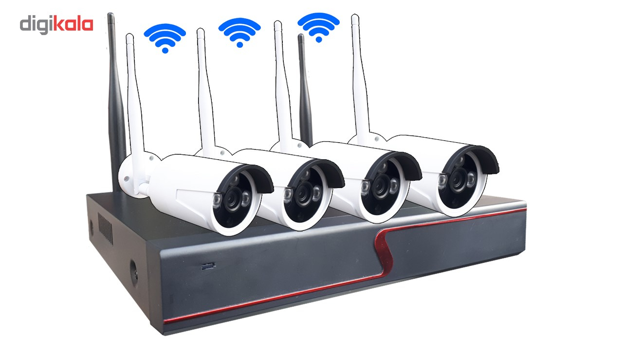 سیستم امنیتی بیسیم مدل wireless NVR Kit