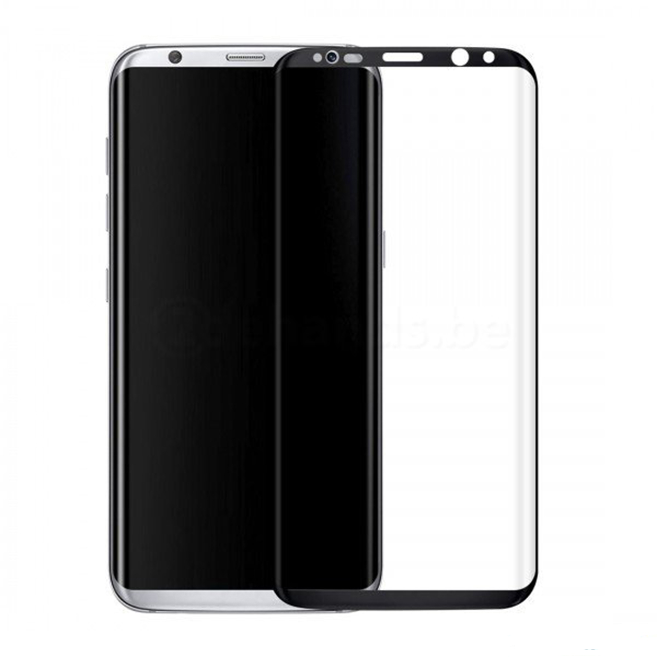 محافظ صفحه نمایش شیشه ای مدل 4D مناسب برای گوشی موبایل سامسونگ Galaxy S8 Plus