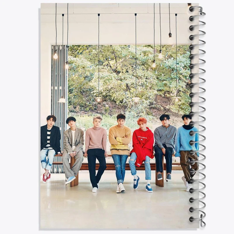 دفتر نت موسیقی 50 برگ خندالو مدل گروه سوپر جونیور Super Junior کد 12190