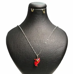گردنبند دخترانه مدل گربه دست ساز