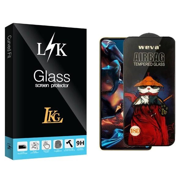 محافظ صفحه نمایش ال کا جی مدل LKK Airbag مناسب برای گوشی موبایل شیائومی Redmi Note 12 4G / Redmi Note 12 5G / Poco X5